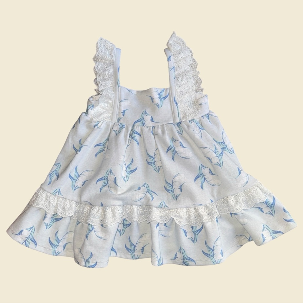 Tommy Bahama White and Blue Baby Dress
